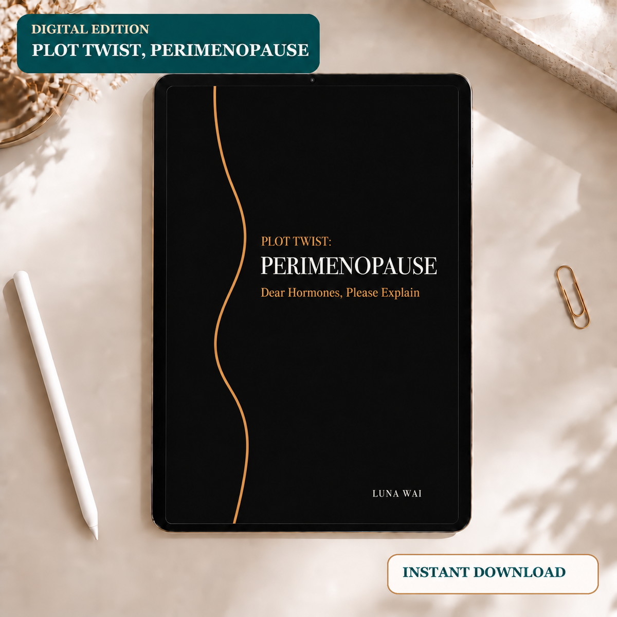 Plot Twist: Perimenopause | Dear Hormones, Please Explain | Digital Symptom Tracker