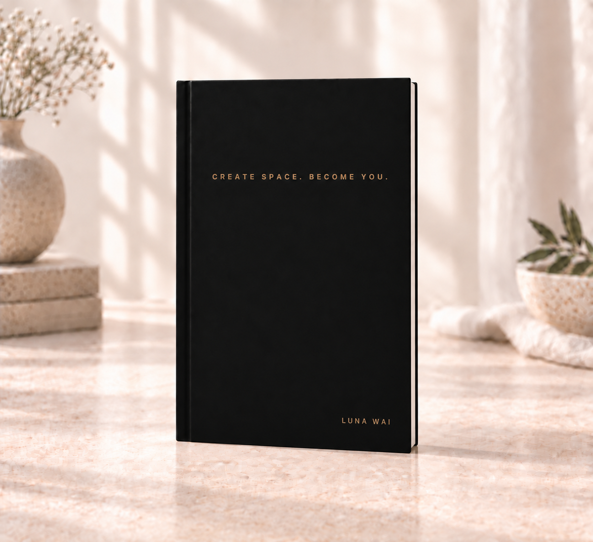 Signature Notebook — Black + Bronze